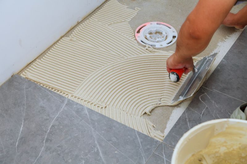 Bathroom Floor with Ceramic Tiles